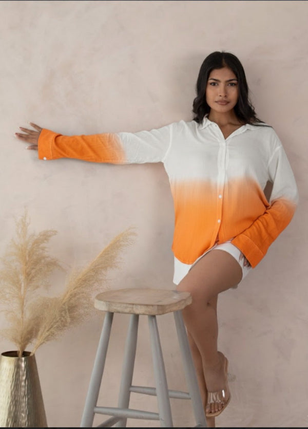 Golden Hour Ombré Shirt — Women