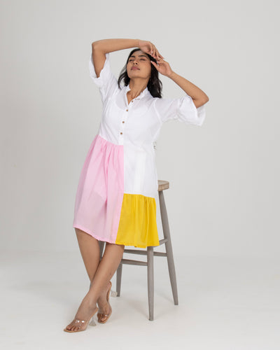 Morning Mellow Shirt Dress
