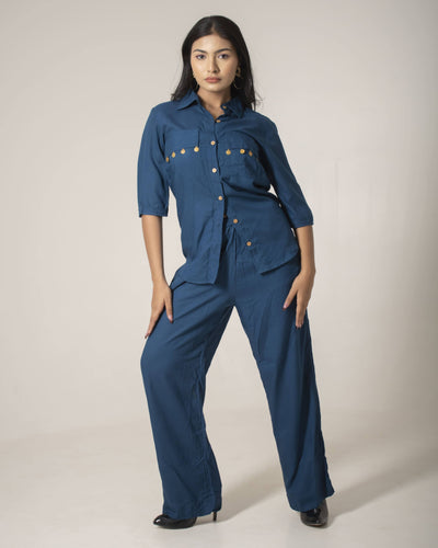Royal Blue Dusk Co-ord Set