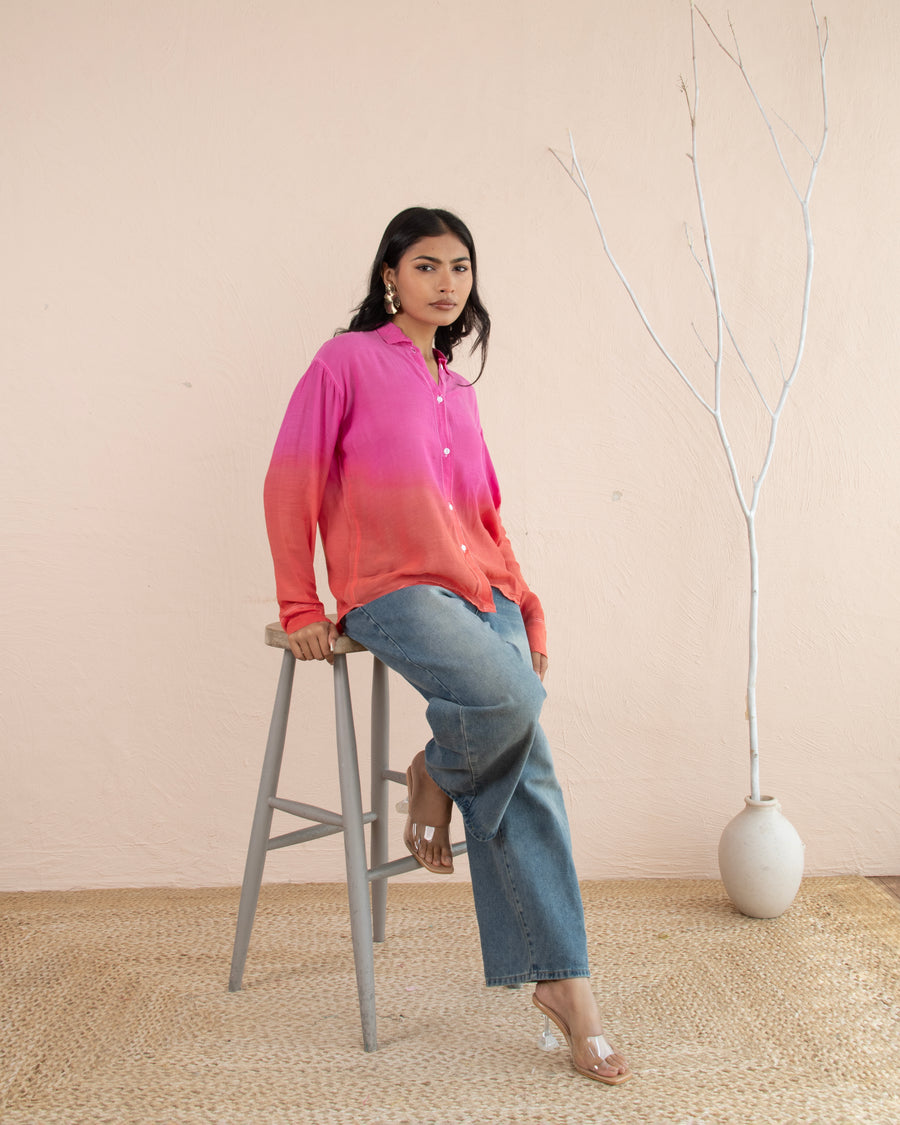 Aurora Ombré Shirt — Women