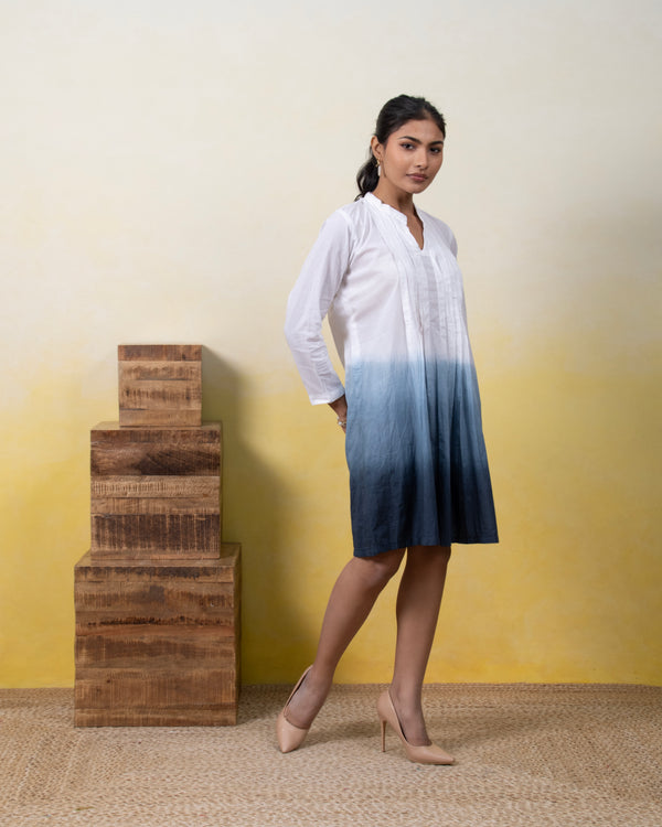 Moonshadow Pintuck Dress