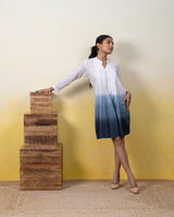 Moonshadow Pintuck Dress