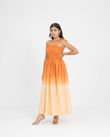 Sunset Dune Smocked Dress