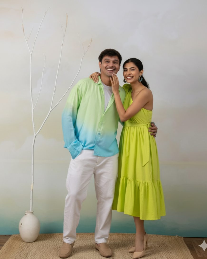 Lime Lush Couple Set