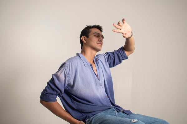Midnight Ocean Ombré Shirt — Men