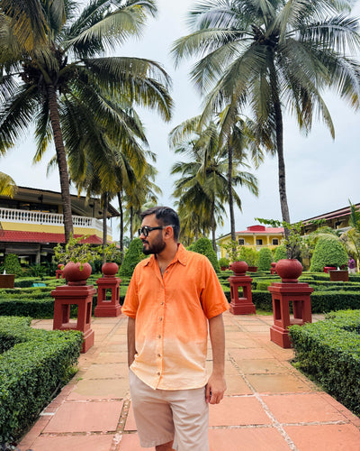 Sunset Dune Ombré Shirt — Men