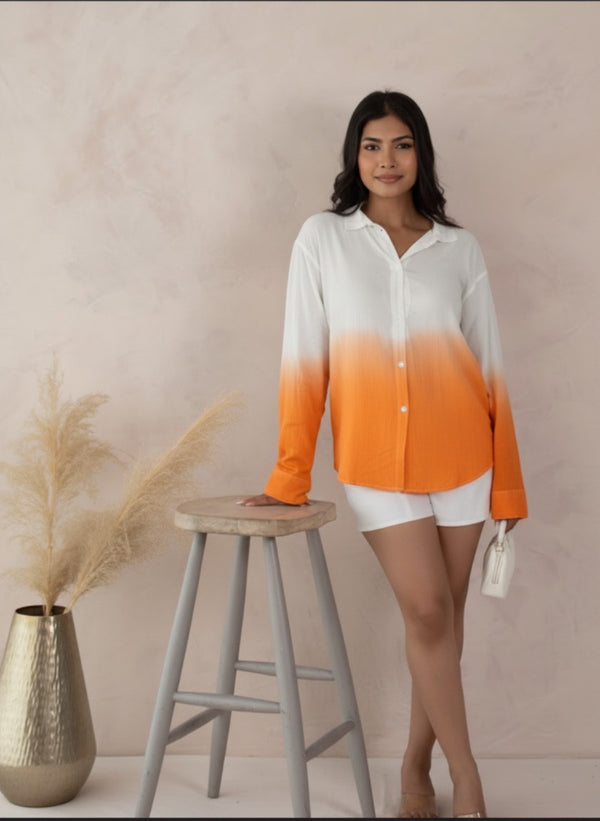 Golden Hour Ombré Shirt — Women