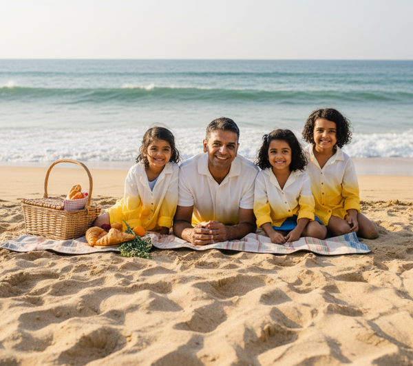 Co-ordinated Ombré Shirts — Family & Group Matching Pack